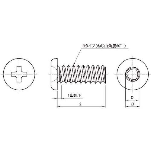 SUNCO 三価ホワイト #0−1(+)Bタイナベ