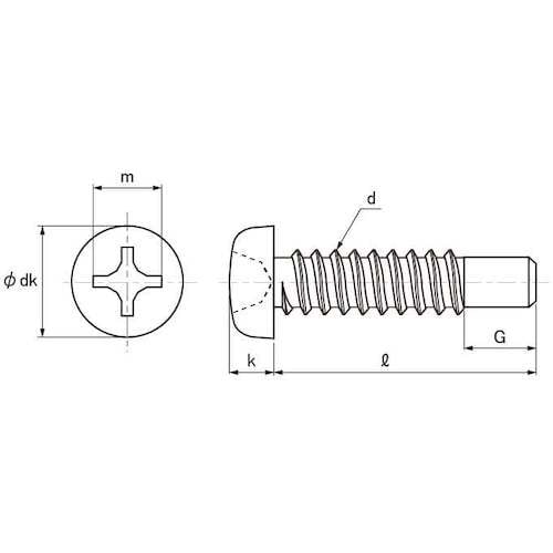 SUNCO ステン(+)BRPナベ G=15 4×