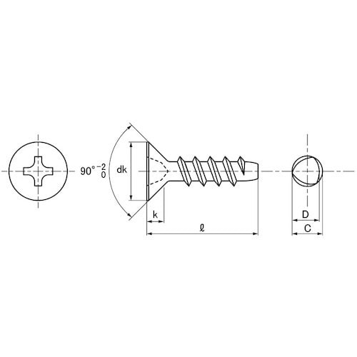 SUNCO ユニクロ Pタイプサラ 2×10 (1