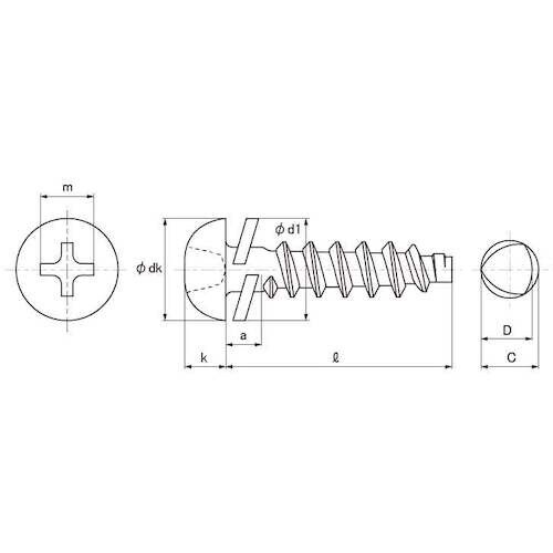 SUNCO ユニクロ BタイプナベP=2 3×8