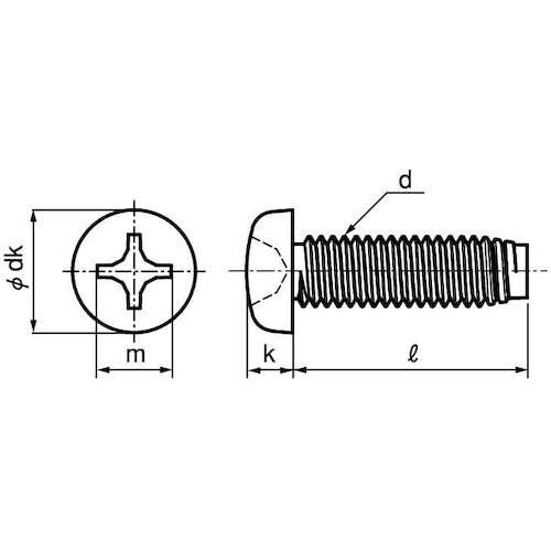 SUNCO クロメ−ト (+)C0ナベ 3×4 (