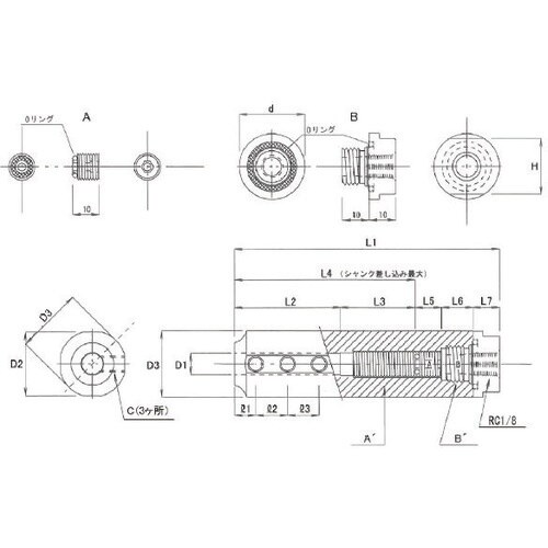 THECUT 自動盤用クーラントスリーブ