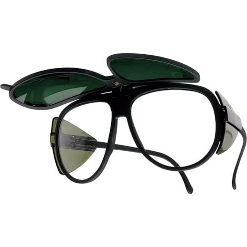 ミドリ安全 遮光めがね 複式上下自在型 MS−42