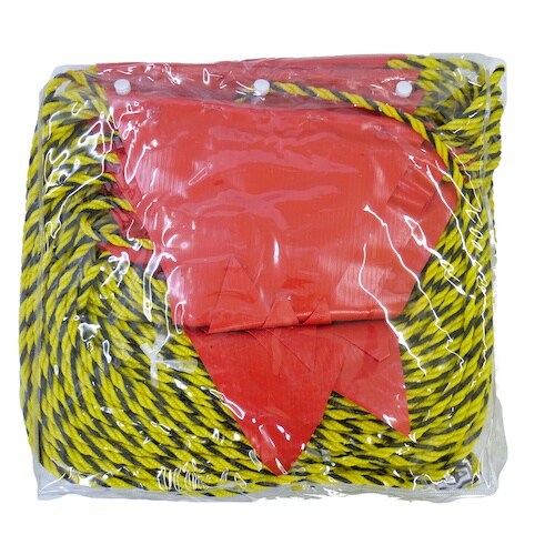 グリーンクロス 三角旗付きトラロープ片側輪っか 1