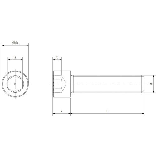YAHATA 六角穴付きボルト全ねじ 三価クロメー