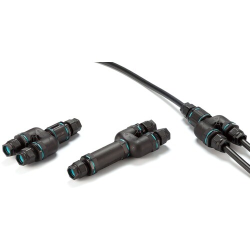 タカチ 分岐Y型防水中継コネクタ