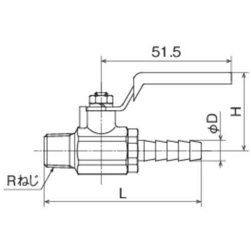 オンダ製作所 MR5型 R3/8×ホースニップルφ