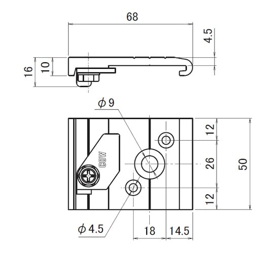 HINAKA 天井ブラケット