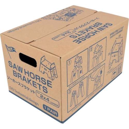 OHSATO 黒塗装 ソーホースブラケット 2個セ