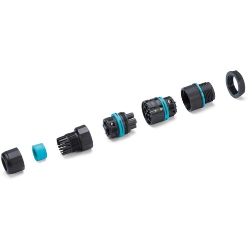 タカチ パネルマウント防水中継コネクタ