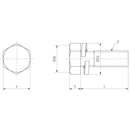 YAHATA 座金組込トリーマボルト P−2 三価