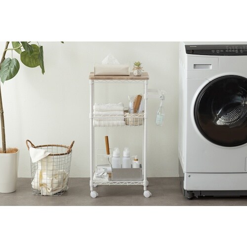 IRIS 518806 カラーメタルラック ワゴン