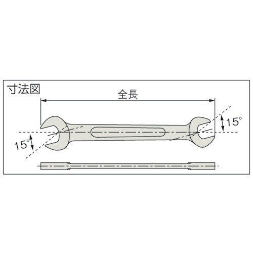 Ampco 両口スパナ23X26