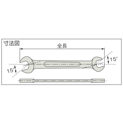 Ampco 両口スパナ27X30