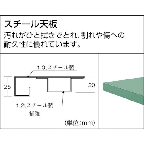 TRUSCO 軽荷重作業台(300kg)AE型 1