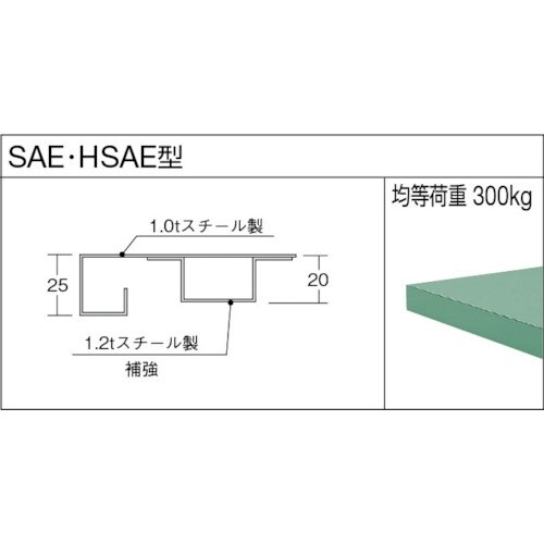 TRUSCO 軽荷重作業台(300kg)AE型 1