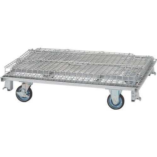 TRUSCO ネットパレット 車輪付 1200X1