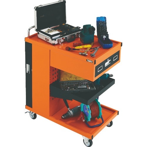 TRUSCO パンチングパネル付ツールワゴン 50