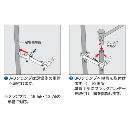 ユニット フラッグキャッチャー(2個1組)