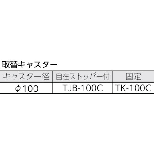 TRUSCO BM3型キャビネットワゴン 1000