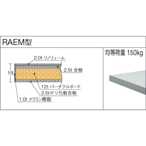 TRUSCO 軽荷重作業台高さ調節式(150kg)