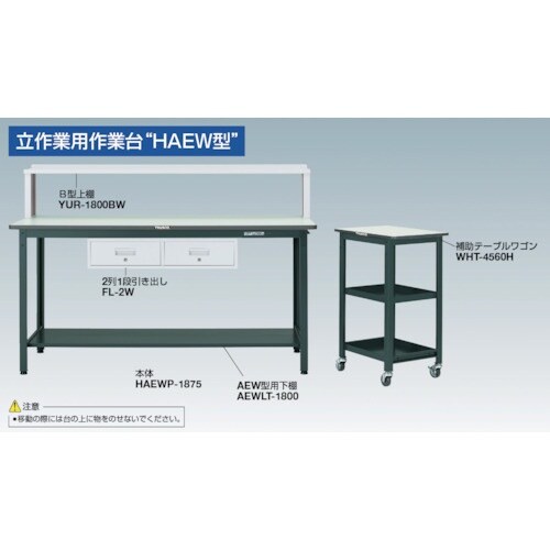 TRUSCO 中荷重立作業台(500kg)HAEW