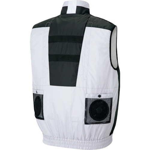 アイトス 遮熱シェード付空調服長袖ベスト (空調服