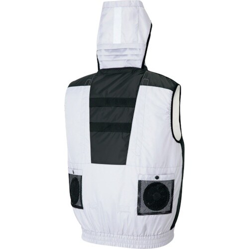 アイトス 遮熱シェード付空調服長袖ベスト (空調服