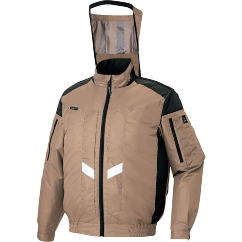 アイトス 遮熱シェード付空調服長袖ブルゾン (空調