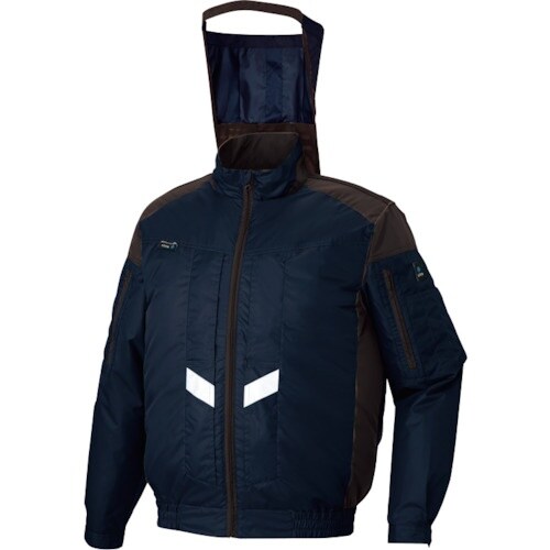 アイトス 遮熱シェード付空調服長袖ブルゾン (空調