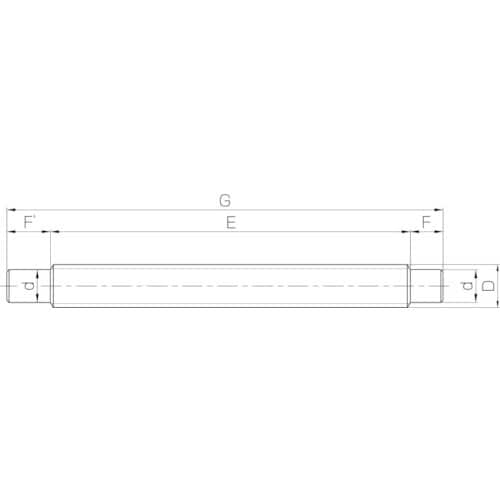 KHK インボリュートスプライン軸SV20−200