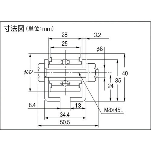 TRUSCO ホイールコンベヤ 削出しΦ32X25