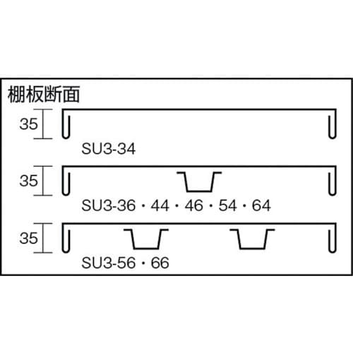 TRUSCO ステンレス棚 SUS304製軽量棚用