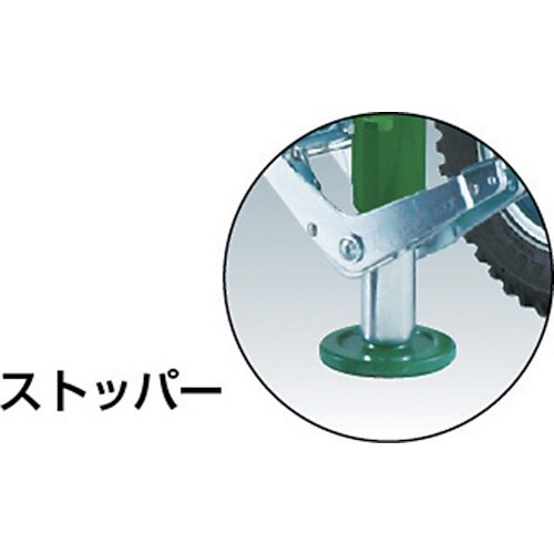 TRUSCO 鋼鉄製運搬車 900X600 Φ22