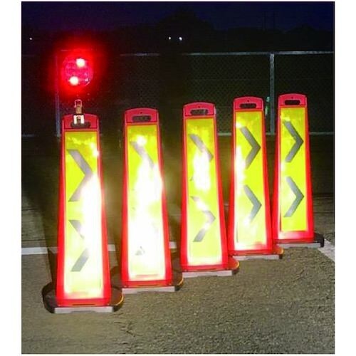 グリーンクロス シェブロン表示板ベースセット ライ