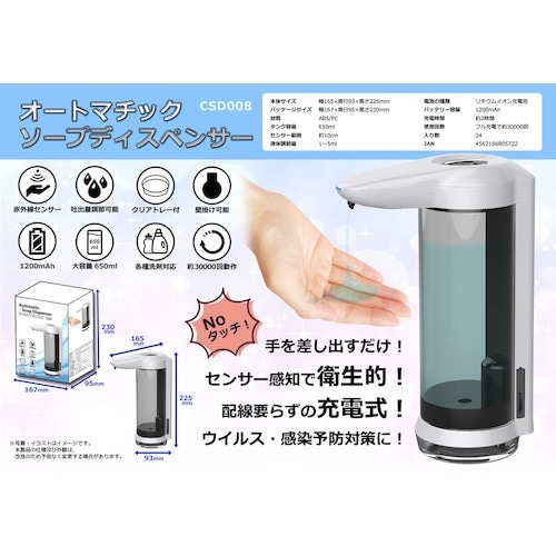 グリーンクロス オートマチック ソープディスペンサ