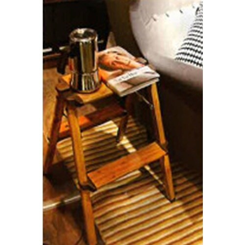 グリーンクロス 木目調アルミ踏み台 1段