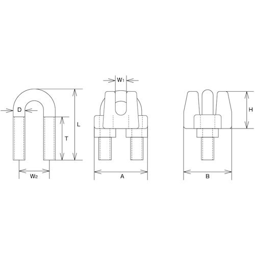 水本 ステンレス ワイヤークリップSUS316 使