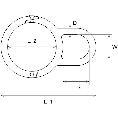 水本 パイプキャッチ 線径5mm内径40mm