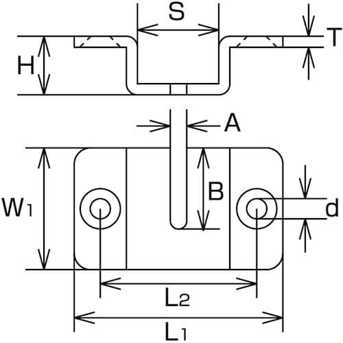 水本 チェーンホルダー金具(着脱用) 適用チェーン