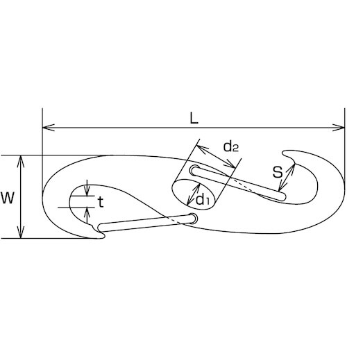 水本 マガタマSフック 長さ108mm