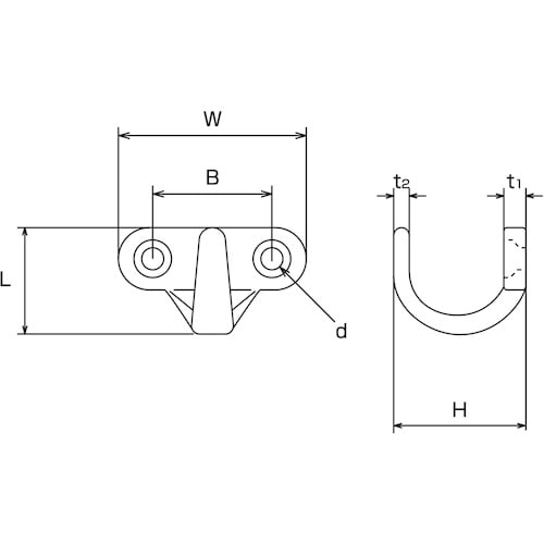 水本 コートフック(CHF) 幅30mm