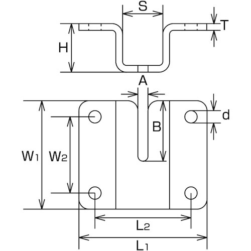 水本 チェーンホルダー金具(着脱用) 適用チェーン