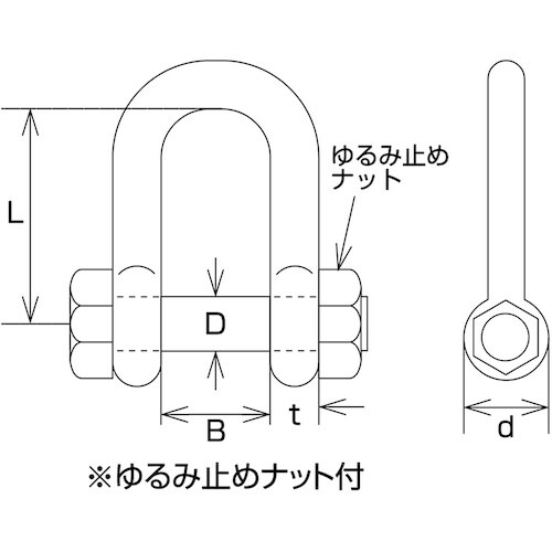 水本 SBUシャックル 呼び12mm