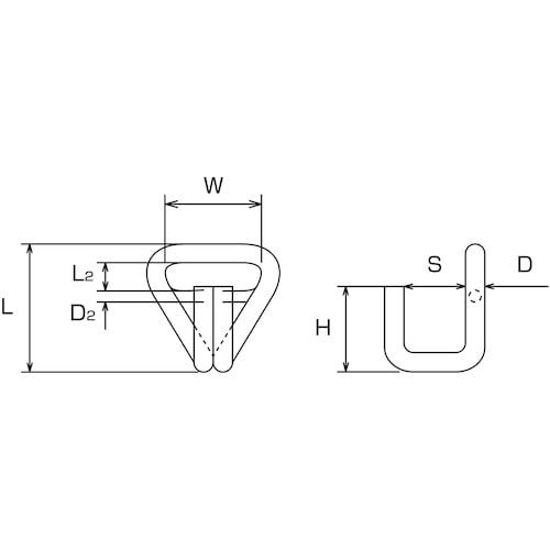 水本 ワイヤーフックBF型 全長33mm