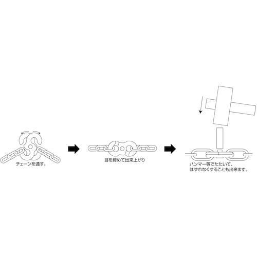 水本 チェーンジョイント Φ4チェーン用