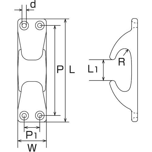 水本 フェアリーダー 長さ200mm