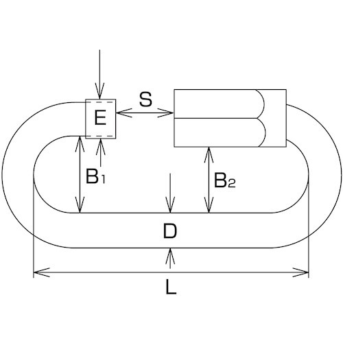 水本 リングキャッチ(高級ミニチェーン用)(ブラッ