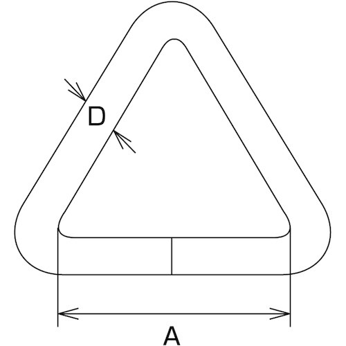 水本 三角リンク 線径5mm内幅40mm
