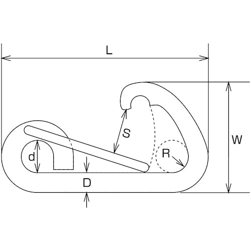 水本 L型フック 線径12mm